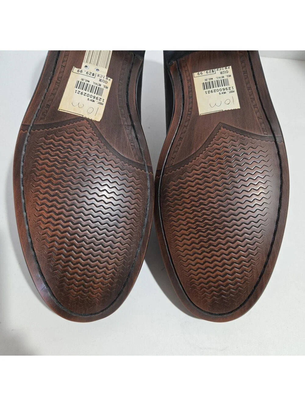 GH Bass Kiltie Leather Tassel Loafer Black & Brown Shoes Men's Size 10 M